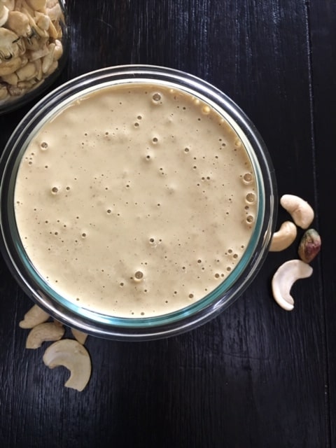 cashew vegan cream cheese sauce