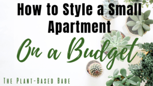 styling a small apartment