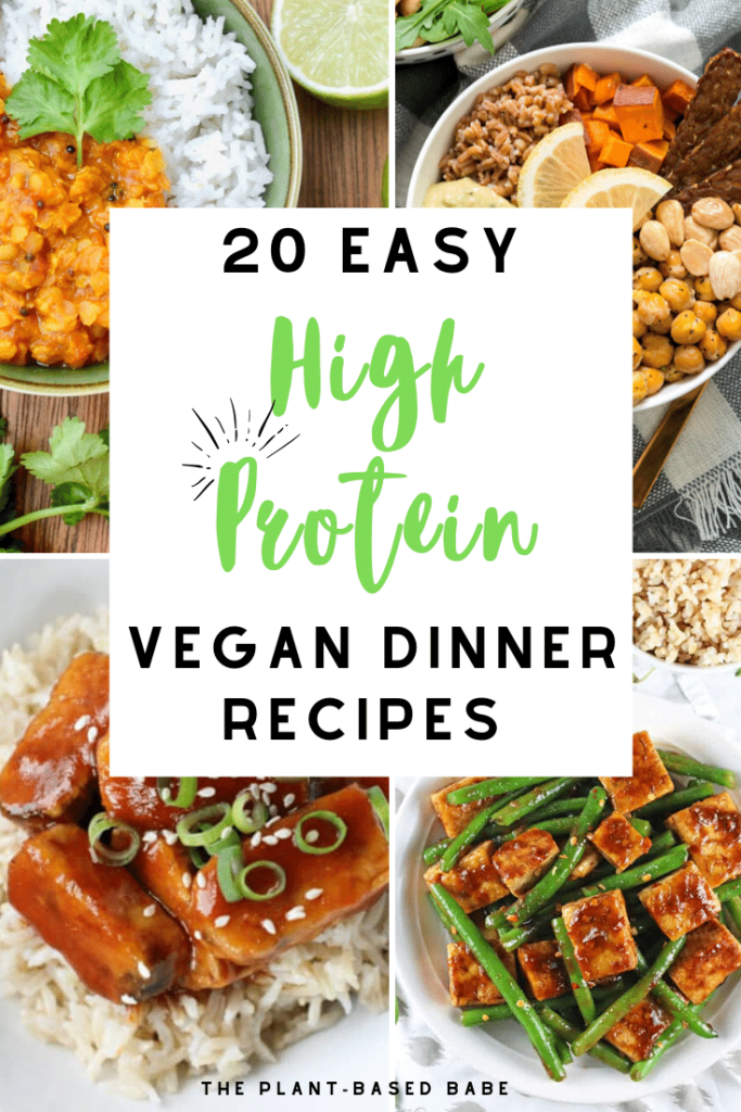 high protein vegan dinner ideas