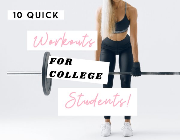 easy workouts to do at home for busy college students