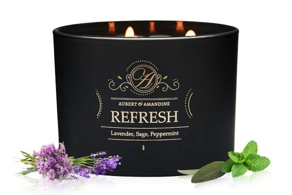 aromatherapy candle for stress and anxiety