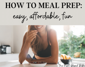 how to meal prep quick and easy